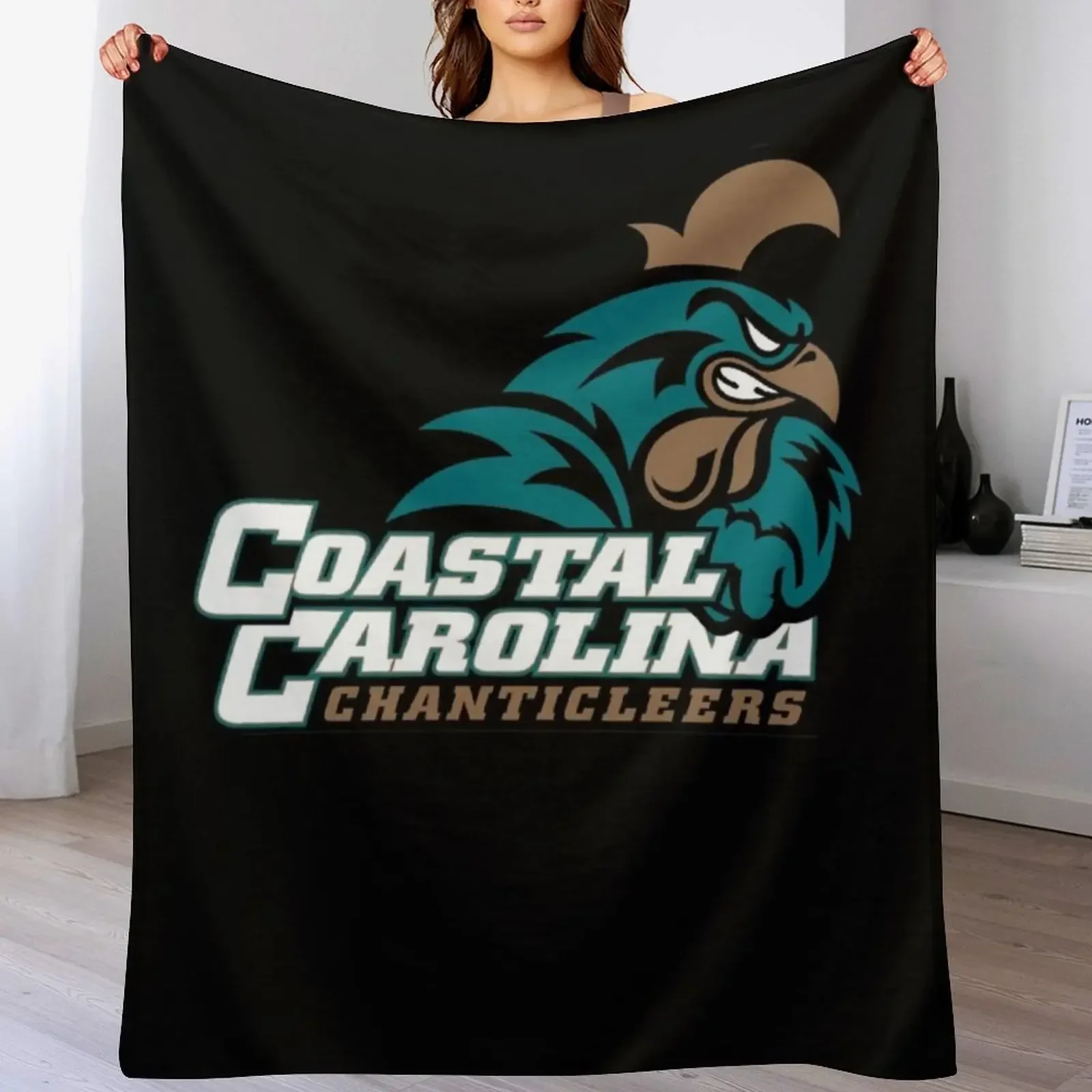 Coastal carolina chanticleers Throw Blanket Thin Decorative Throw Sofa Moving Blankets