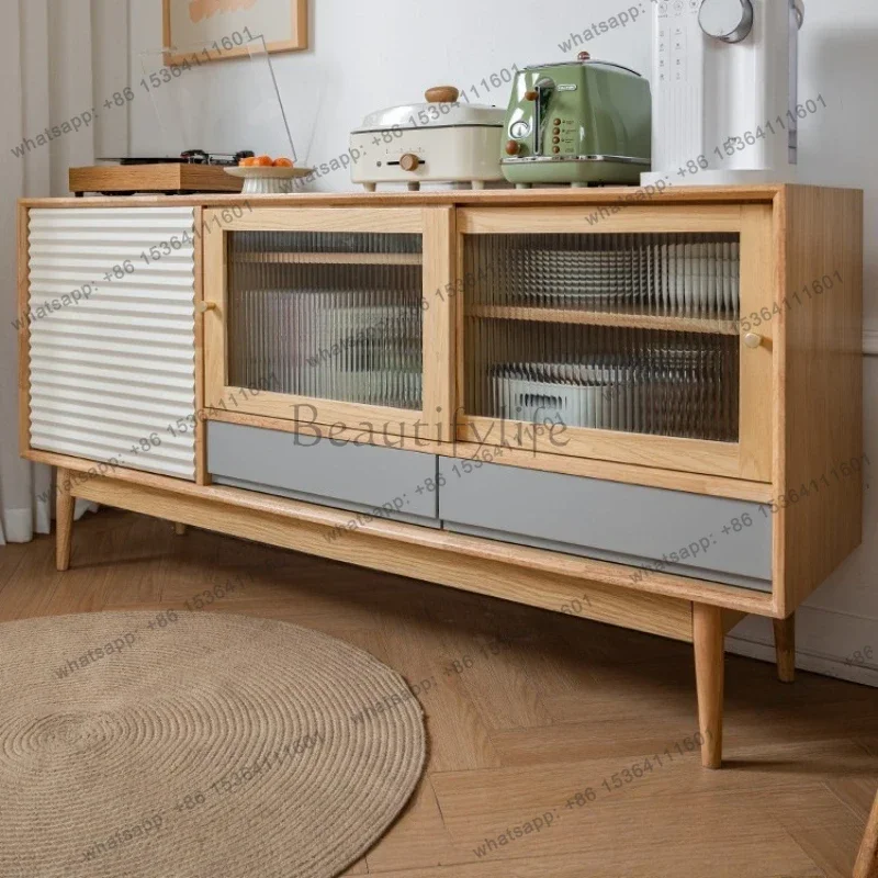 Best Sellers Nordic Household Living Room Cabinet Meal Preparation Tea Living Room Cabinet Cabinet Sundries Lock Home Furniture