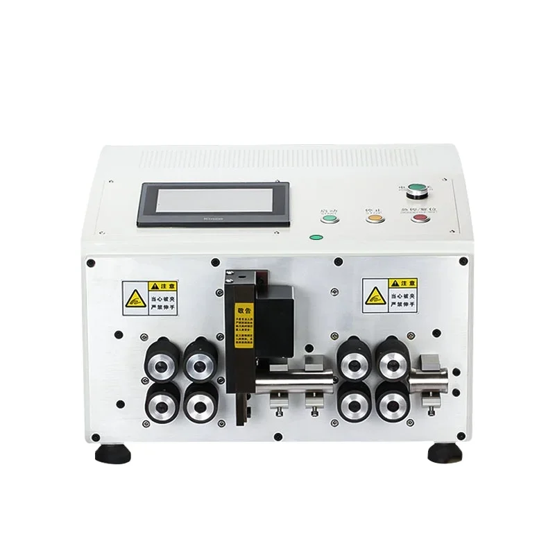 Button Models Stripping Large Square Strand Soft Hard Wires 50 Square Automatic Computer Cutting And Peeling Machine