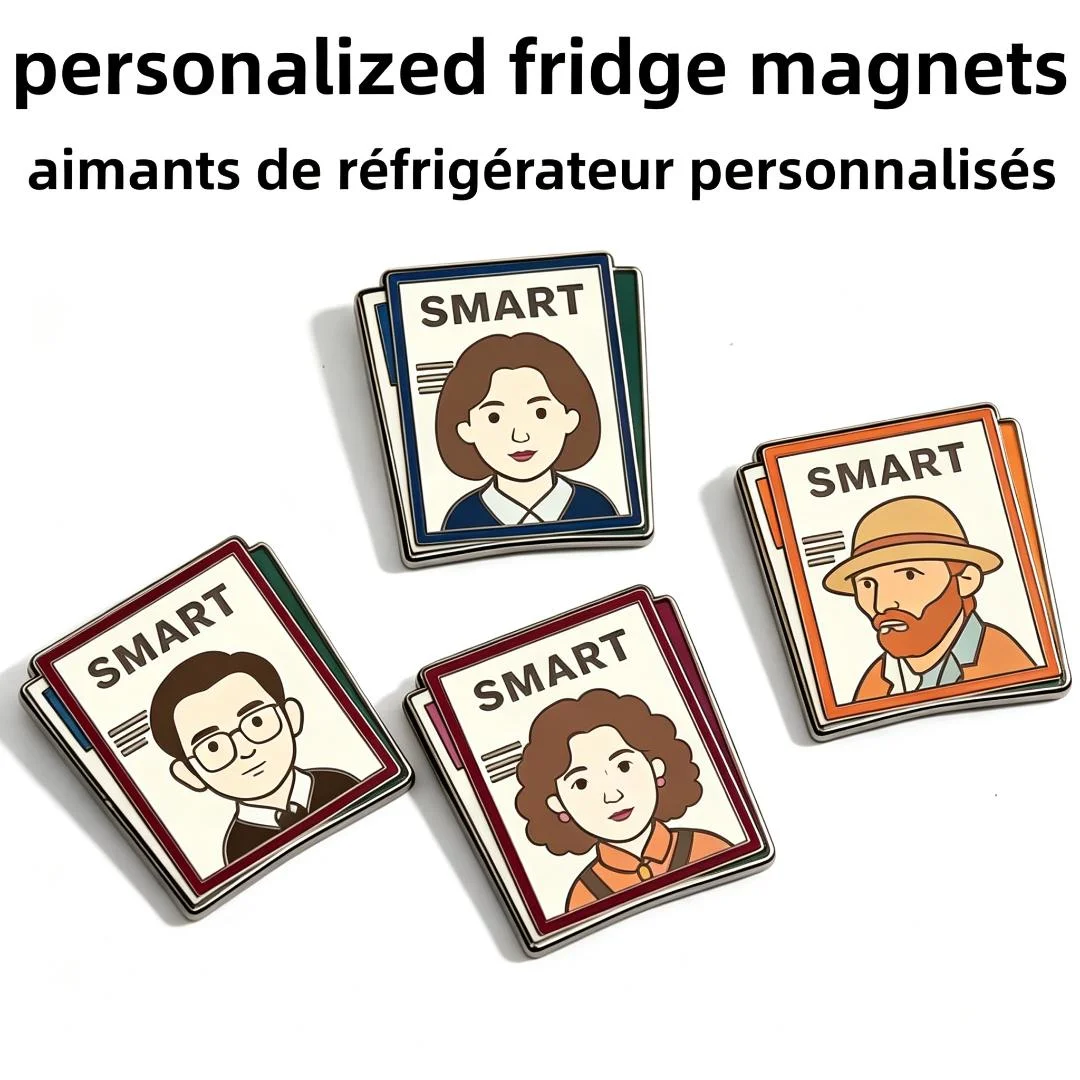 Custom Refrigerator Magnets Promotional Souvenir Eco‑Friendly PVC Refrigerator Magnets Custom Cartoon 3D Contemporary Design