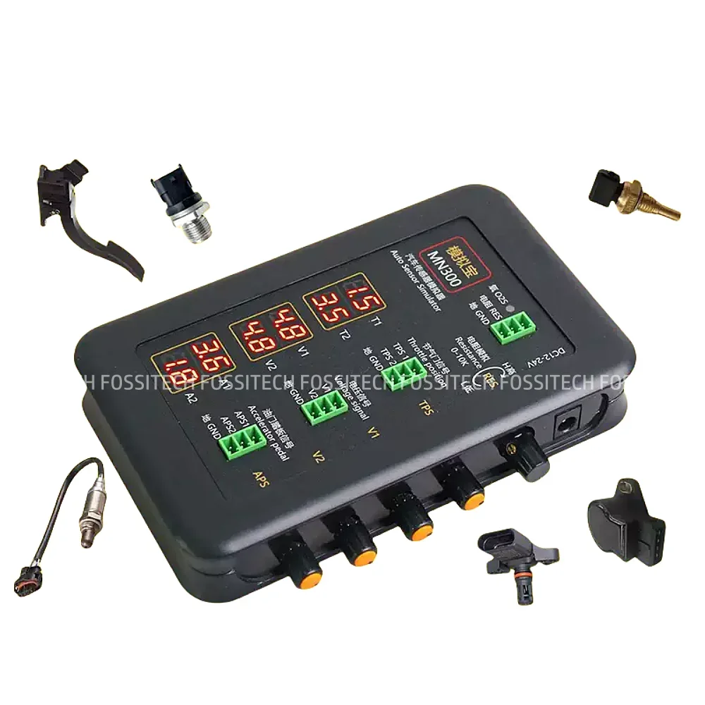 MN300 Simulator Sensor otomotif, pengukur sinyal Sensor minyak oksigen mobil tahan tegangan mobil papan komputer penguji ECU