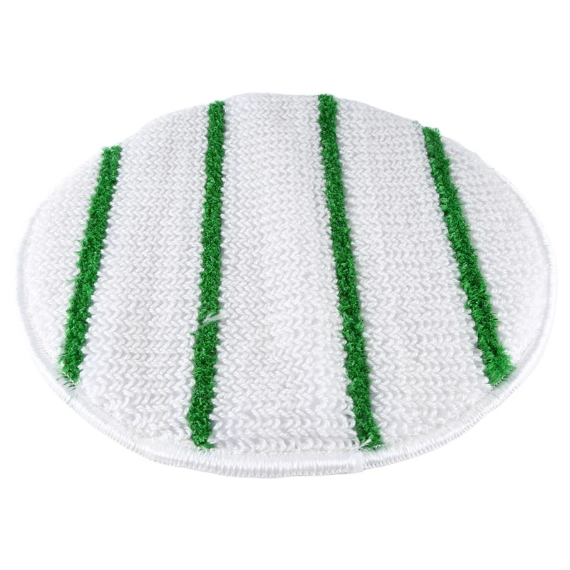 19In Rotary Yarn Bonnet Low Profile Polishing Polishing Cotton Gauze Pads With Agitation Stripes Carpet Cleaning Bonnet Pad