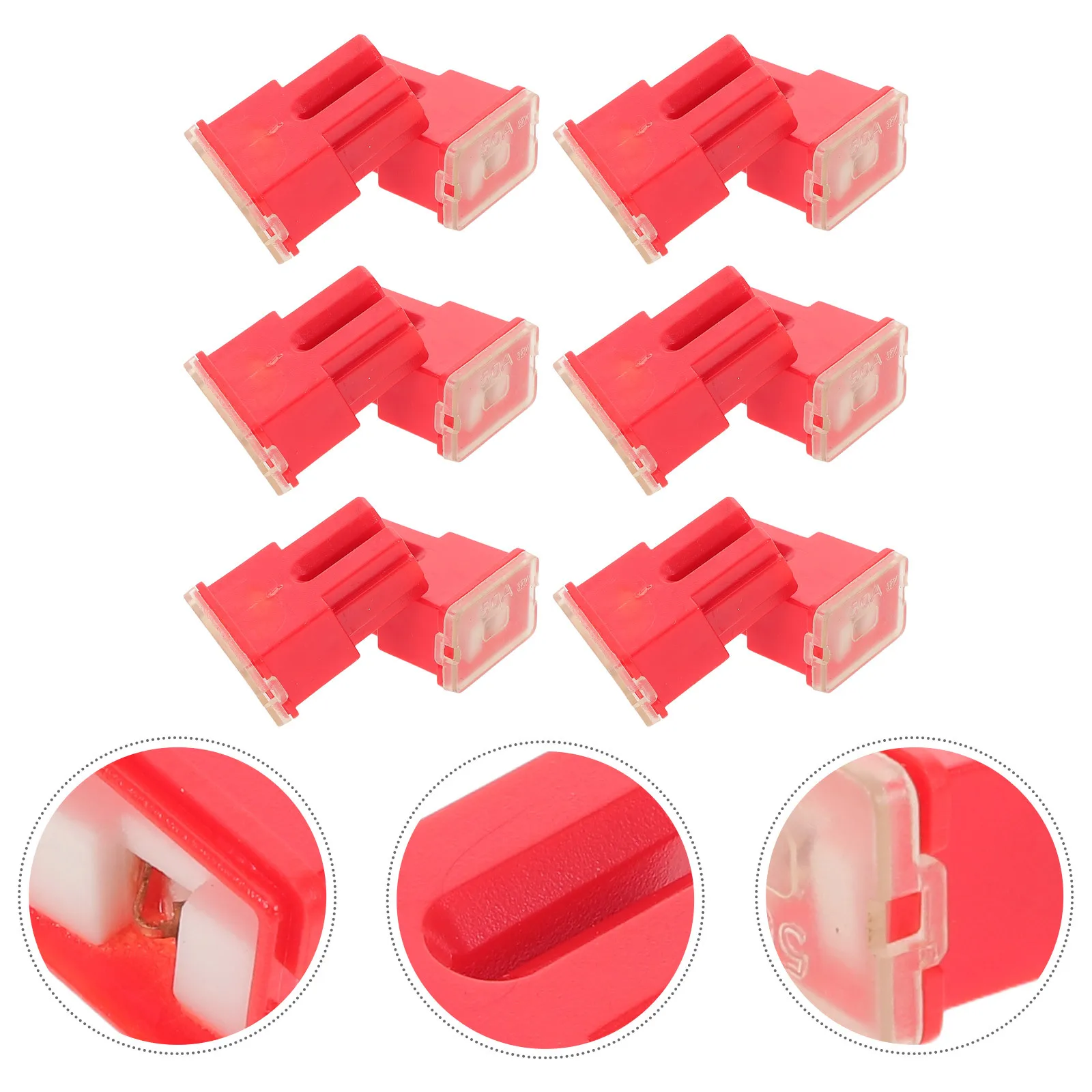 

12Pcs High Durability Truck Fuse Box Car Fuse Holder Box Shaped Cartridge for Electrical Stability