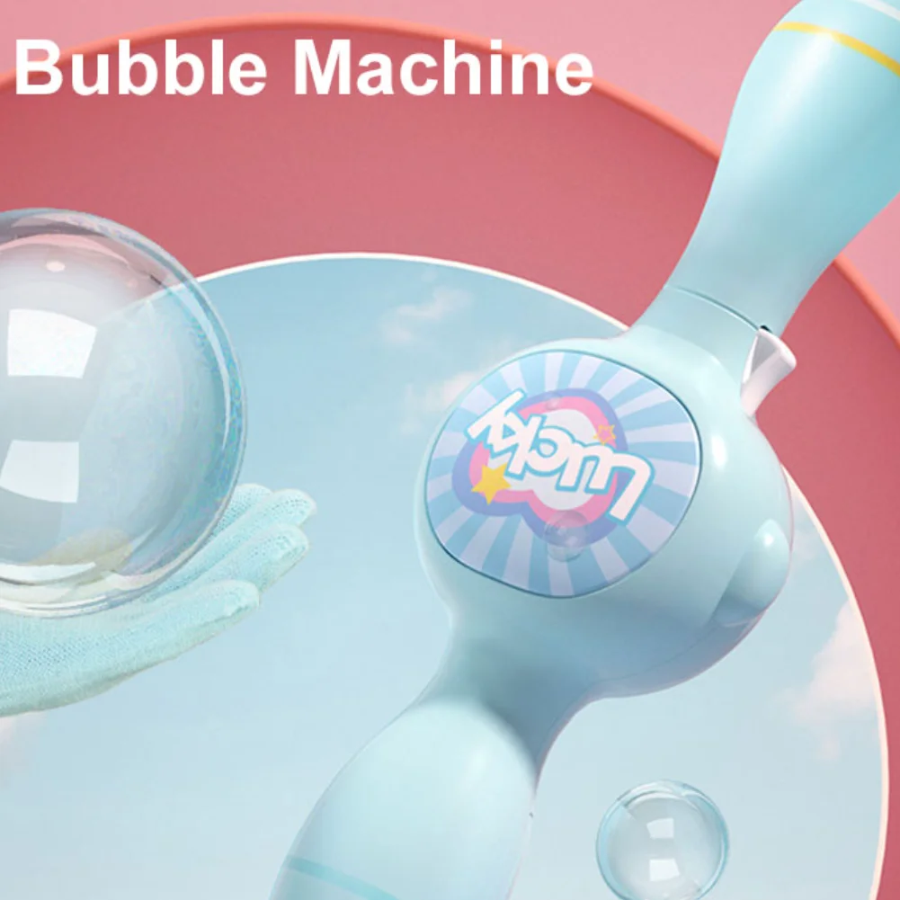 Elastyczna Maszyna do Baniek Mydlanych Przenośna Dmuchawa do Baniek Automatyczna Dmuchawa do Baniek dla Dzieci Letnie Zabawy na Zewnątrz Impreza Zabawki Ogrodowe