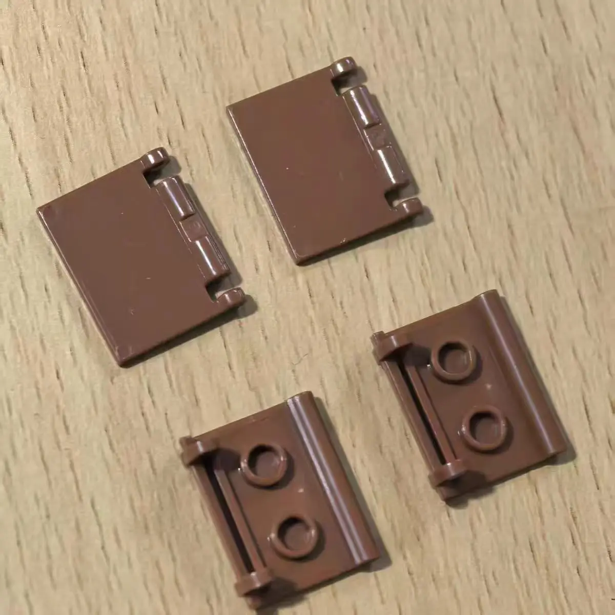 10PCS Building Blocks 24324 24093 Brown Book Diary Combination, Foldable MOC Custom DIY Gift Toys