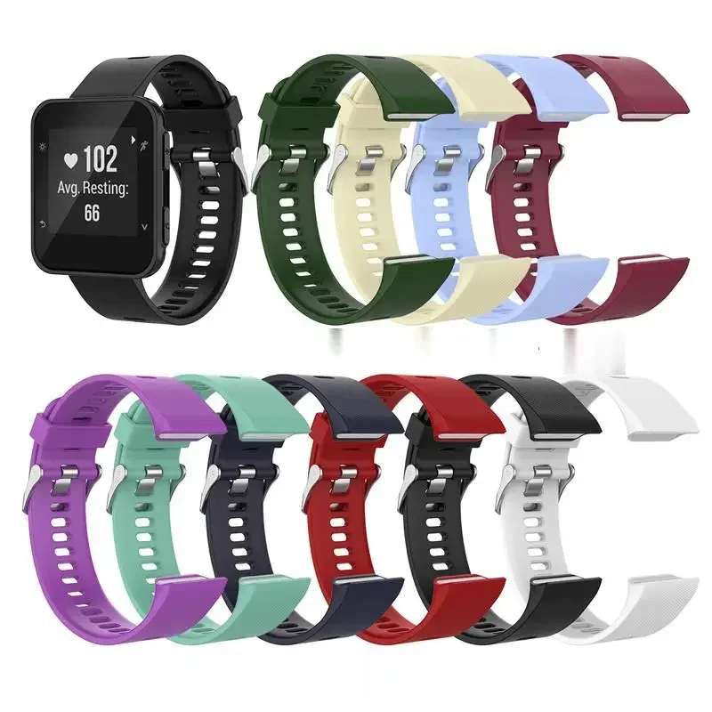 

Silicone Strap For Garmin Forerunner 30 35 Smartwatch Replaceable Sport Watchband Bracelet For ForeAthlete 35J Wrist Band Belt