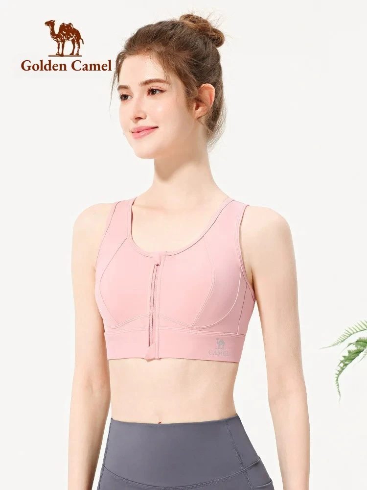 Golden Camel Women's Yoga Sports Underwear Running Sun Protect Jackets Breathable Underwear Tops Gym Yoga Sport Top Bras Fitness