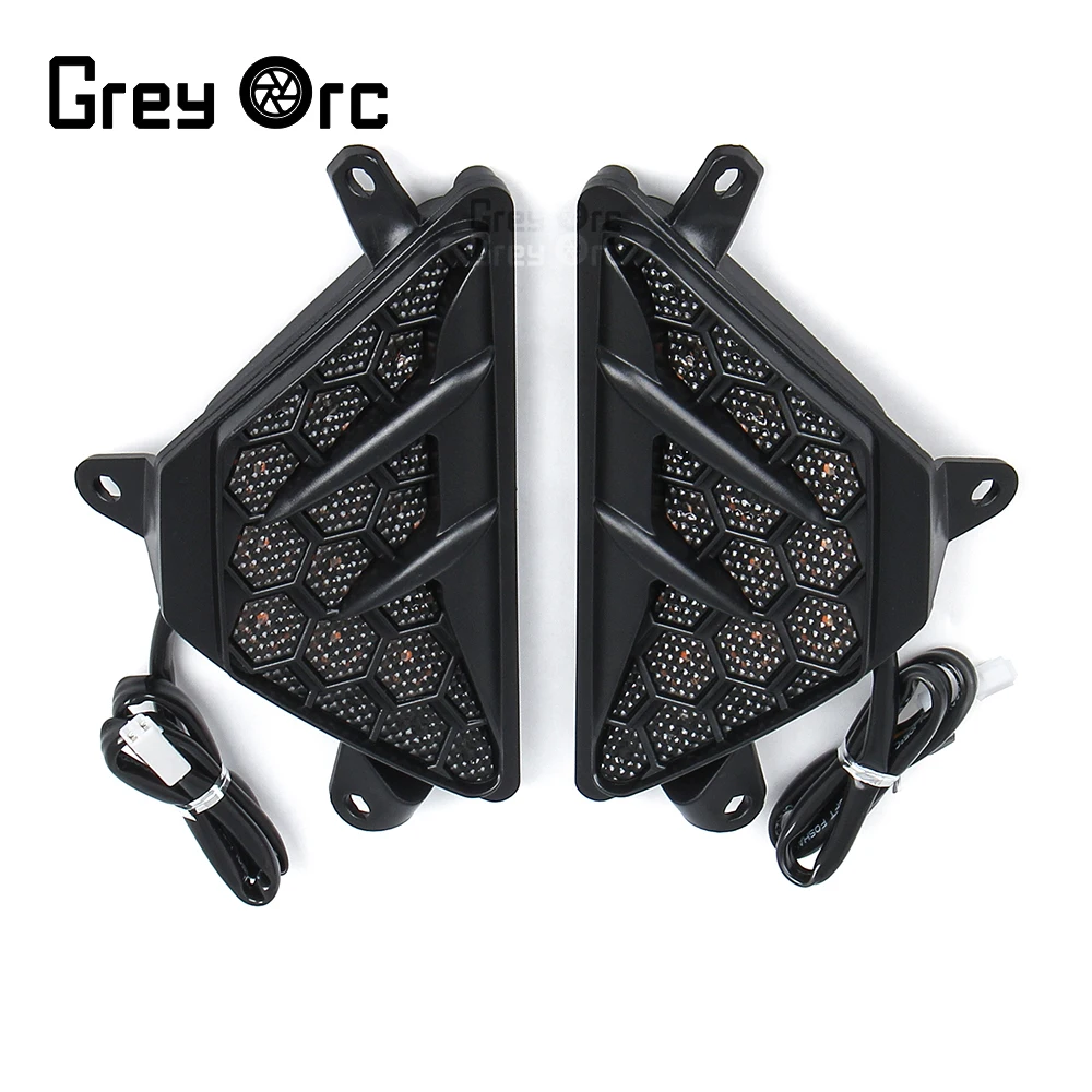 

For Kawasaki Ninja 300 250 400 500 650 2013-2018 ZX6R ER6F Z1000SX Front Turn Signals Blinker LED Light