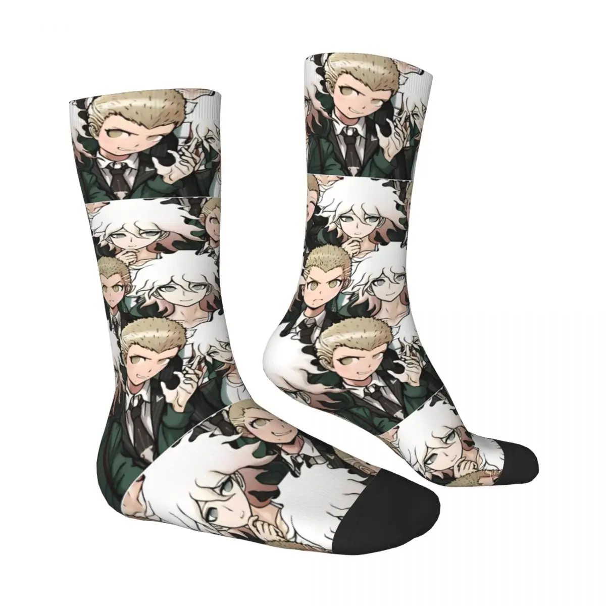 Nagito Komaeda Fuyuhiko Kuzuryu Socks Autumn Stockings Casual Men Soft Breathable Socks Design Running Sports Non-Slip Socks