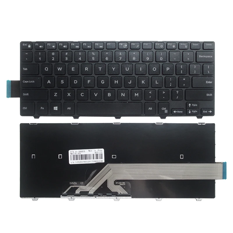 

New for Dell Inspiron 14-3000 Serie 3441 3442 3443 3451 3452 3458 3459 5447 14-3450 3470 3460 3480 5448 5441 Keyboard English US