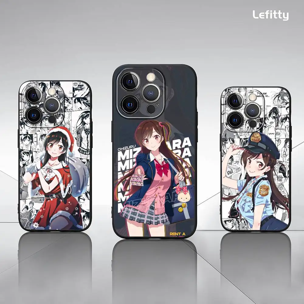 

Classic Anime R-Rent-A-Girlfriend Phone Case For iPhone 16 15 14 13 Pro Max Plus Mini Frosted Soft Shell Funda Shockproof Cases