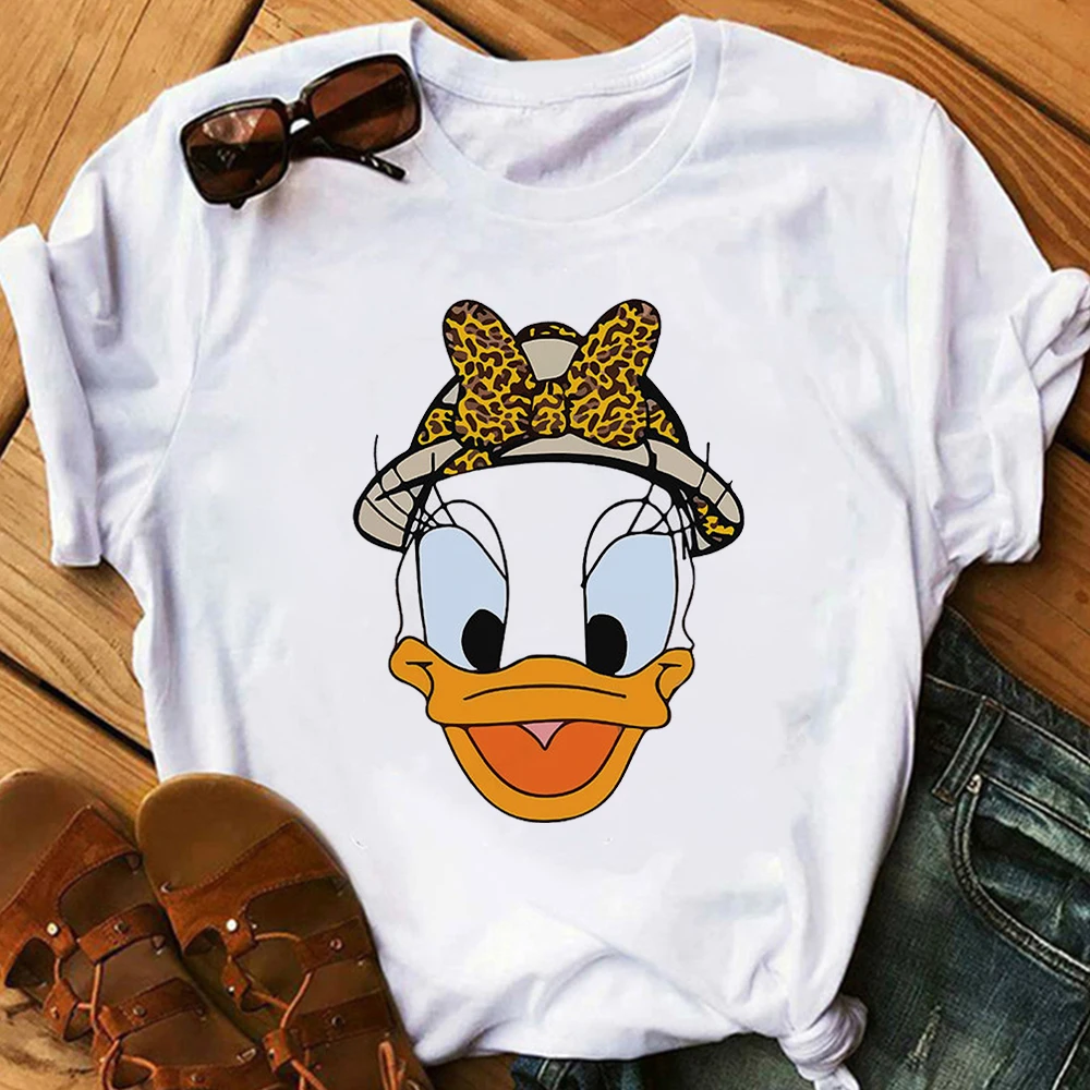 Disney Animal Kingdom Mickey Harajuku T-shirt European American Fashion Disneyland Travel Clothes Aesthetic Summer T Shirt Women