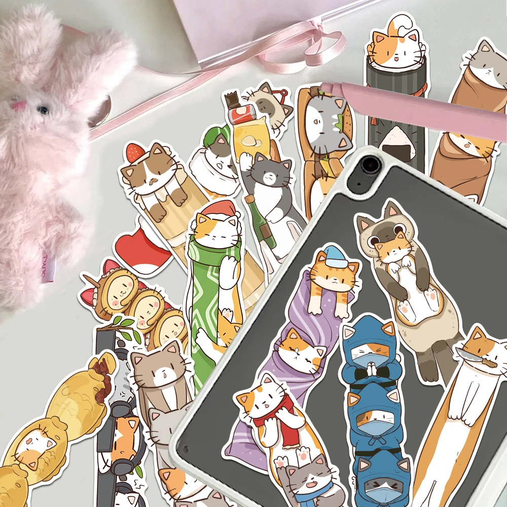 30 قطعة الإبداعية القط الغريبة الكرتون الإشارات المرجعية صفحات الكتاب الزخرفية لوازم الطلاب دراسة نمط صغير إشارات مرجعية شخصية #6