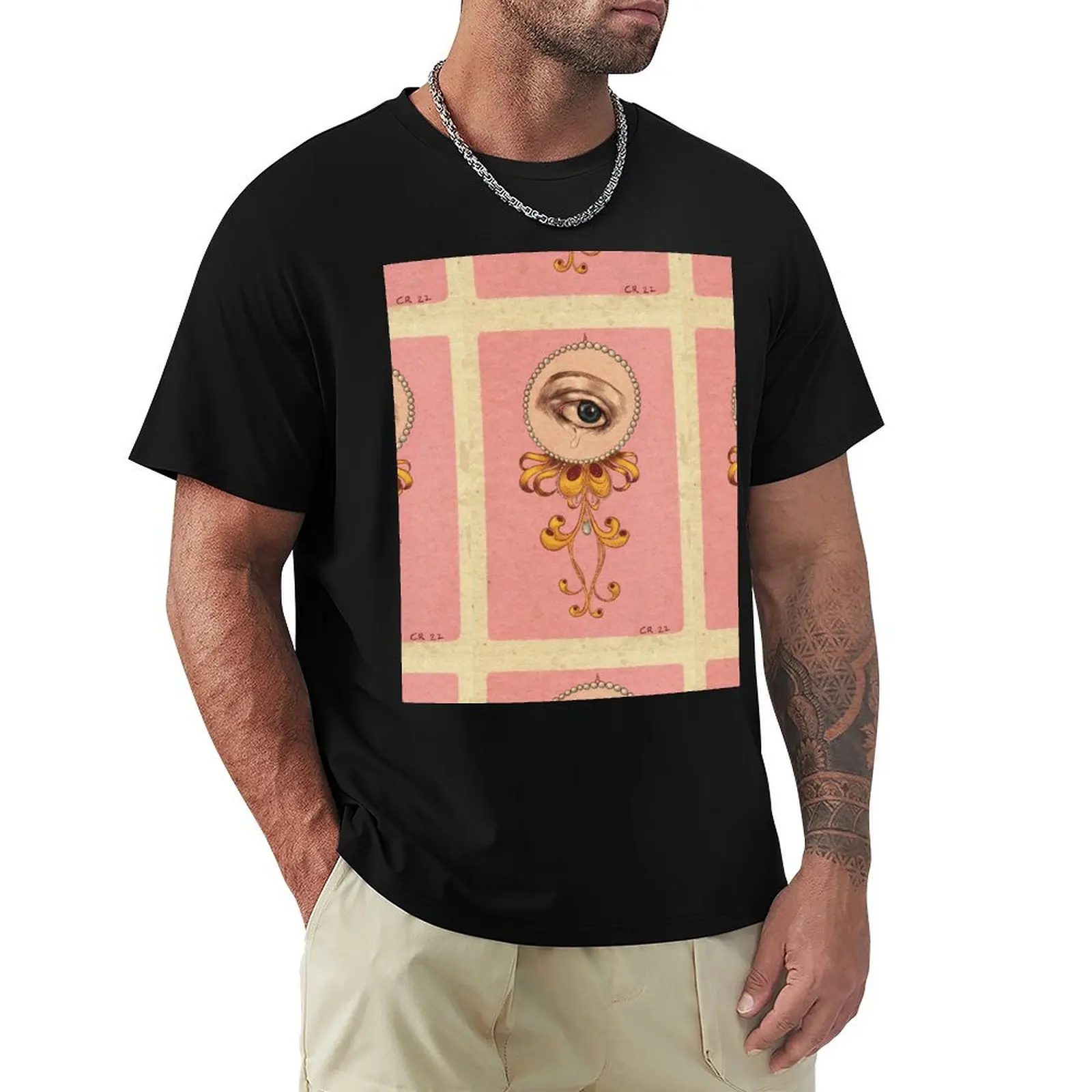 Weeping Miniature T-Shirt Utility Casual Work T-Shirt
