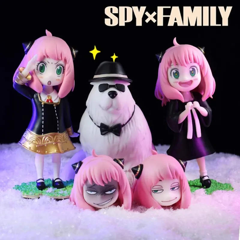 FURYU SPY FAMILY Spy Play House Doll Ania Bond Mr. Penguin Desktop Scenic Nuovissima figura autentica