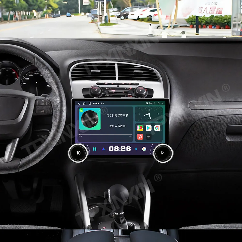For SEAT Altea 5P 2004~2015 Matte Black Android Auto Carplay Car Radio Multimedia Player GPS Navi Head Unit 4G WiFi DSP AHD