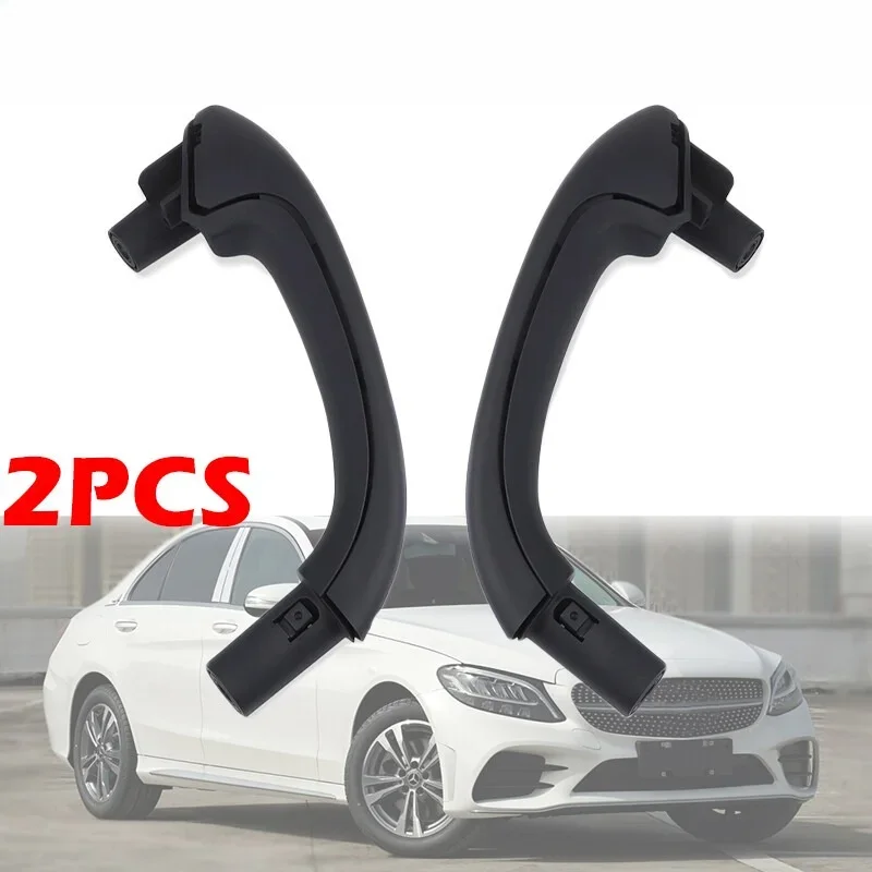 Interior Door Pull Handle Set Front/Rear Left & Right for Mercedes Benz W203 C-Class Sedan/Wagon