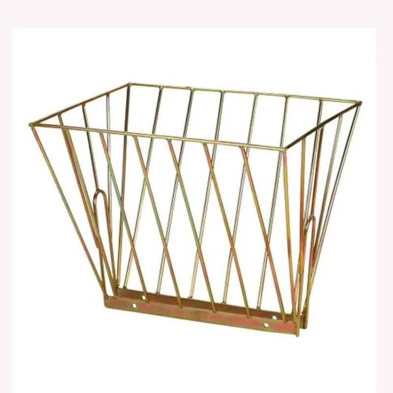 Galvanized Steel Hay Feeder Wall Mounted Feeder for Cattle, Horses, Sheep