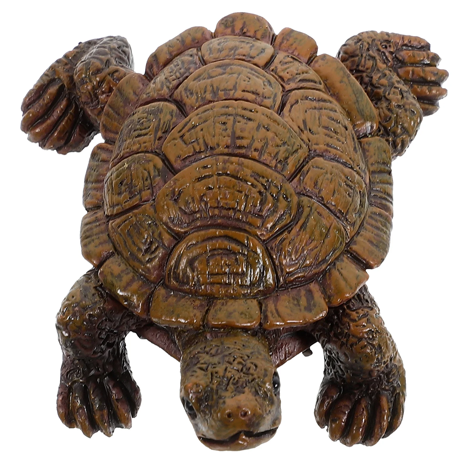 تمثال زخرفي صغير للحرف اليدوية للمكتب والمنزل وسطح المكتب لتزيين السلحفاة والمكتب هدية محظوظة لمحاكاة زينة السلحفاة الحيوانية