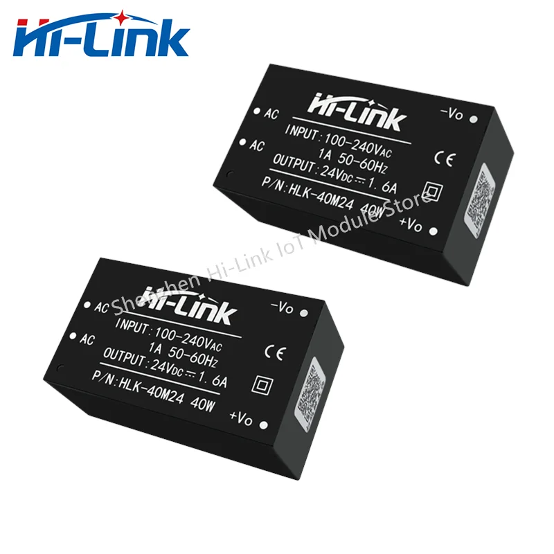 Hilink HLK-40M24 HLK-40M12 220V To 12V 24V 40W Series AC DC Power Supply Module Isolation Power Converter