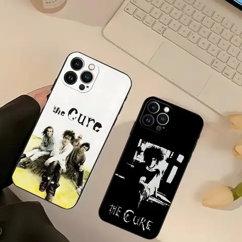 치료 로버트 스미스 전화 케이스 iphone 15 14 13 11 12 Pro Max Mini Xr X Xs 7 8 Plus 커버