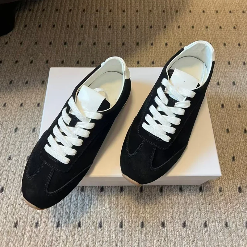 Designer Brand Original German Training Shoes, Genuine Leather Casual Shoes, Flat Bottomed Men's And Women's Couple Sports Shoes