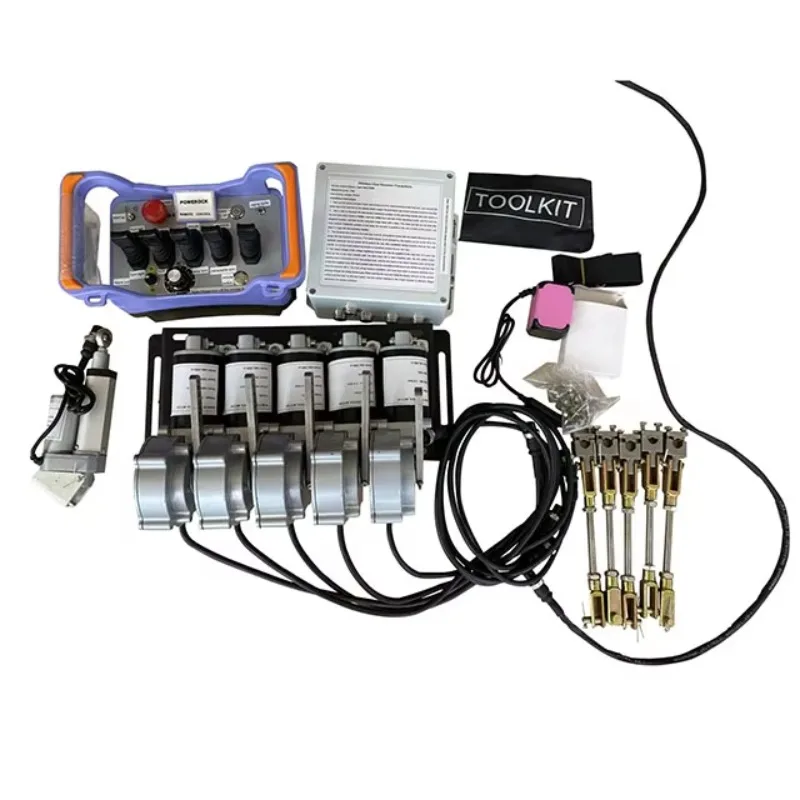 12v 24v Remote Control Crane 5 Ways Hydraulic Joystick Control Crane Radio Control For Crane