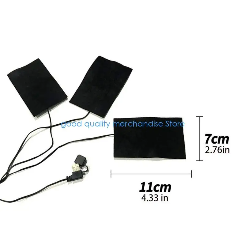 Y5JD USB Electric Cloth Heater Portable Washable Heating Pads Warmer Tools