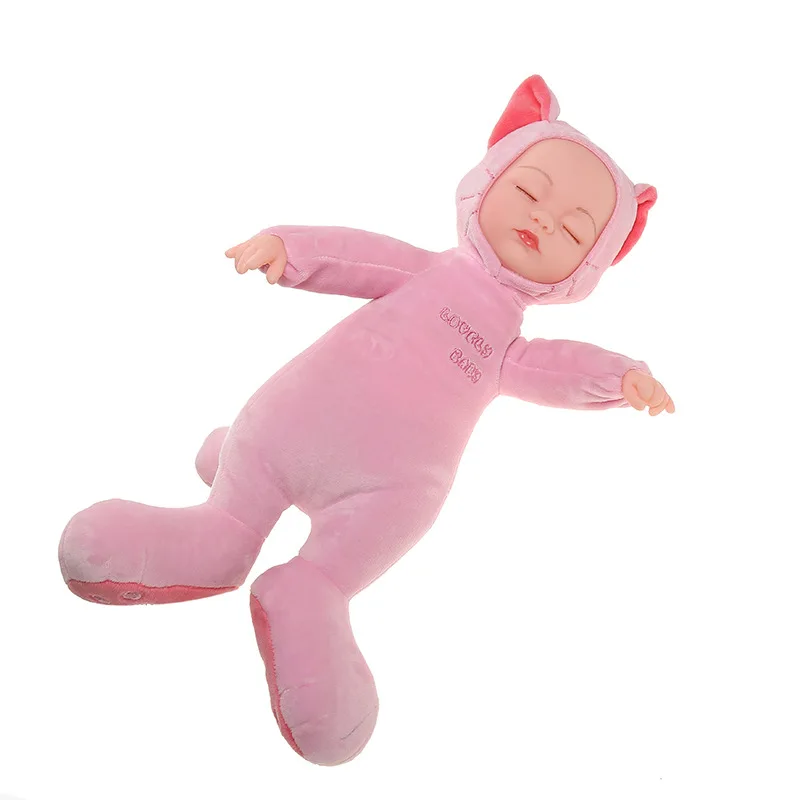 Dolls and children's simulation comfort plush toy doll factory direct sales cross-border hot selling sleeping dolls