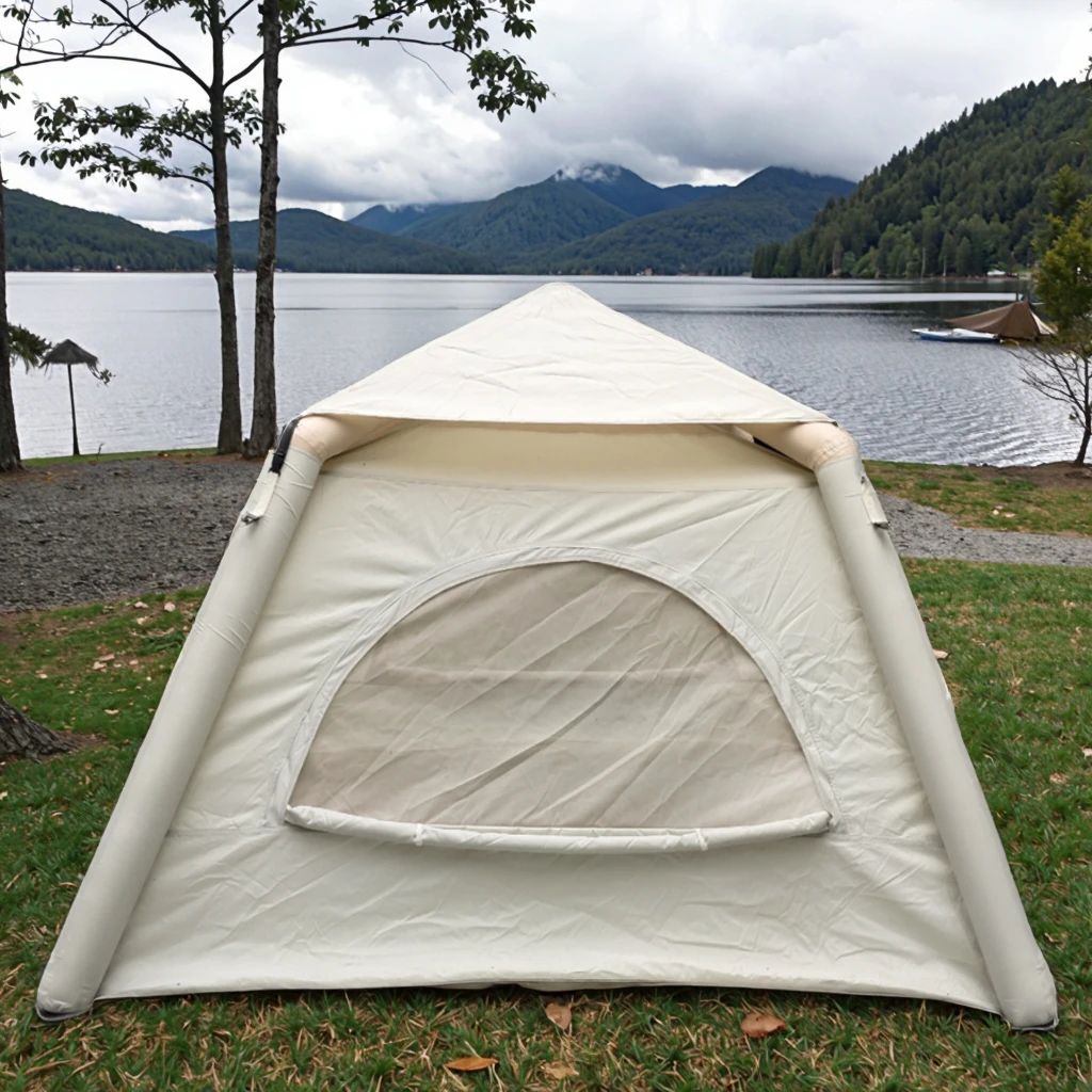 高級オックスフォード製ハンディインフレータブルキャンプテント - Outdoor Camping Tent Waterproof のレビューと価格