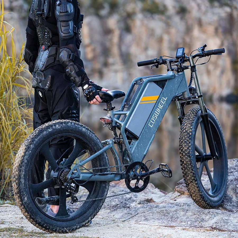 Ready to Ship Professional Performance Coswheel T26 48V 1500W Mountain Electric Bicycle Custom E-bike 72v 3000w Ebike