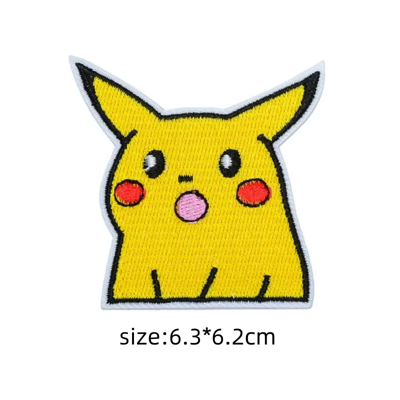 HOT 40 Style Snorlax Aufbügelbare Patches, Gestickte Kleideraufnäher, Cartoon-Aufnäher für Kinderkleidung, Umbreon Stoffaufkleber, Kleiderapplikationen