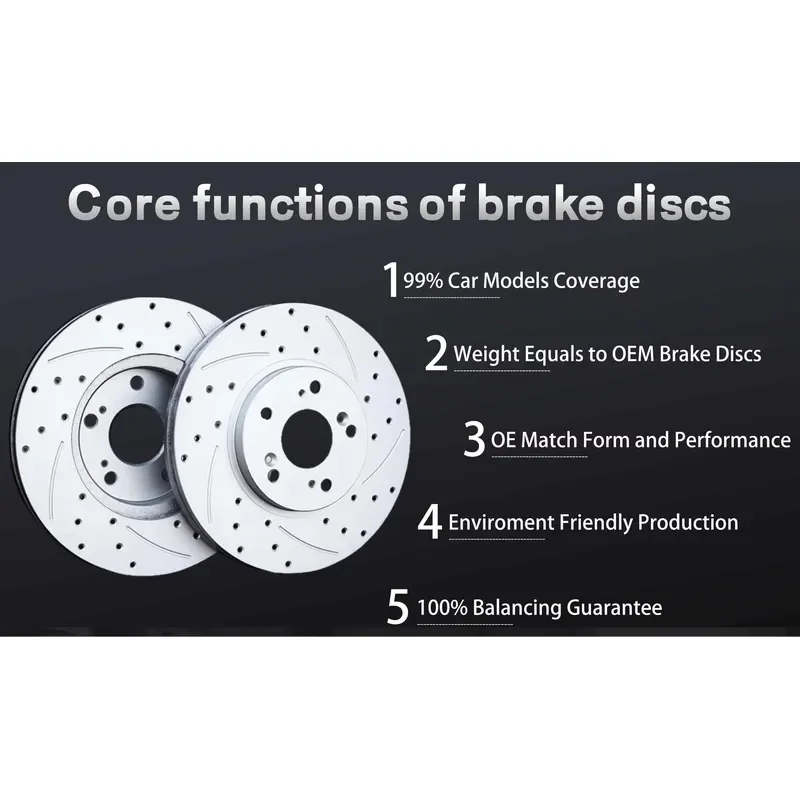 for Automotive Brake System Auto Parts Spare Parts Vehicle Brake Discs Brake Pads