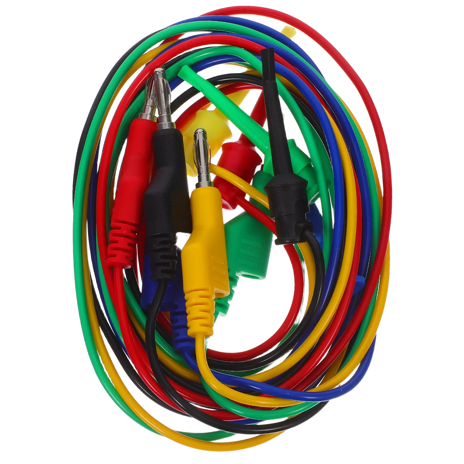 

5Pcs High Conductivity Test Lead Wires Quick Connect Banana Plugs for Voltage Testing Devices Banana Plug Test