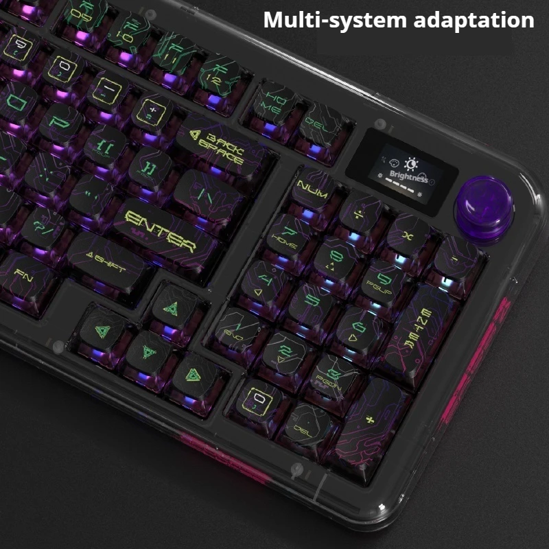 Er95 Wireless Mechanicals Keyboard 95 Keys Supports Hot Swappable Dynamic Lighting Effects Tablets Laptops Gaming Keyboards