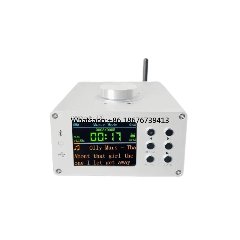 DATA-HIFI 320 BT Digital Power Amplifier HiFi Audio Decoder PC Sound Card with 24V/4A Supply