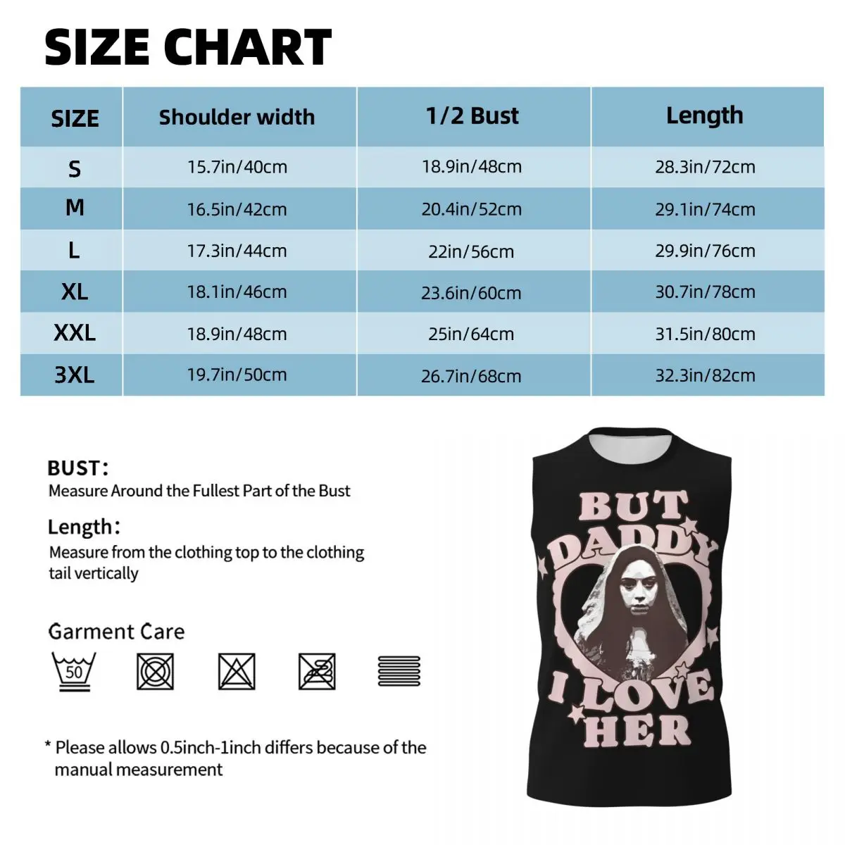 But Daddy I Love Her Aubrey Plaza Is Rio Vidal Men Printed Sleeveless T-shirt Hip Hop Street Style Beach Holiday Tank Tops
