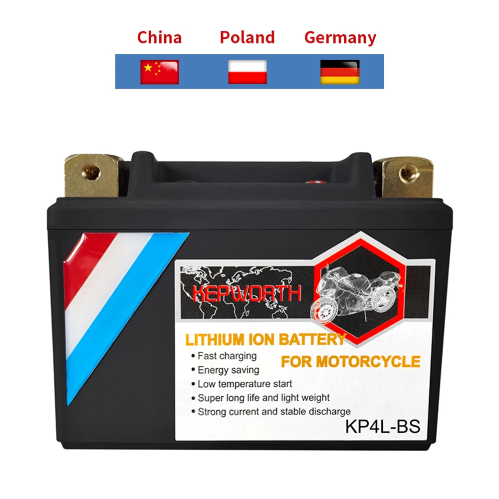 YTX4L BS Motorcycle LiFePO4  Battery ETX4L-BS High Performance - Rechargeable - Sealed Scooter ATV Batteries Use For Honda Etc