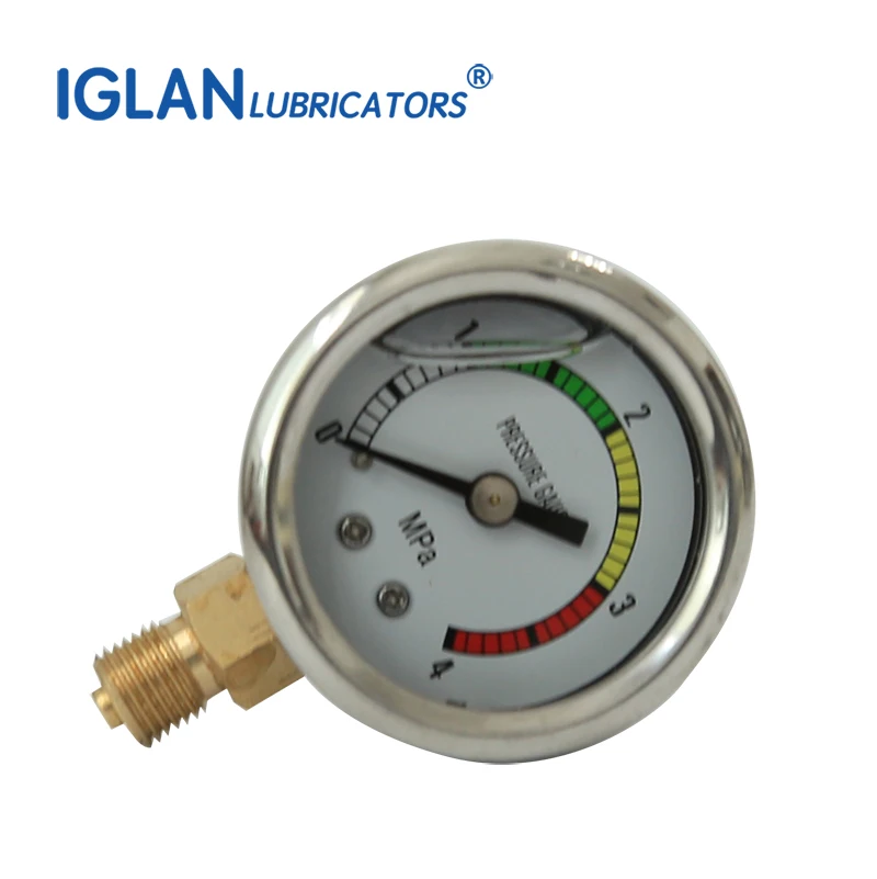 PT1/8 Manometer Pressure Gauge 0/60Mpa Measuring Range IGLAN Aadial Pressure Gauge Stainless Steel Oil Hydraulic Pressure Gauge