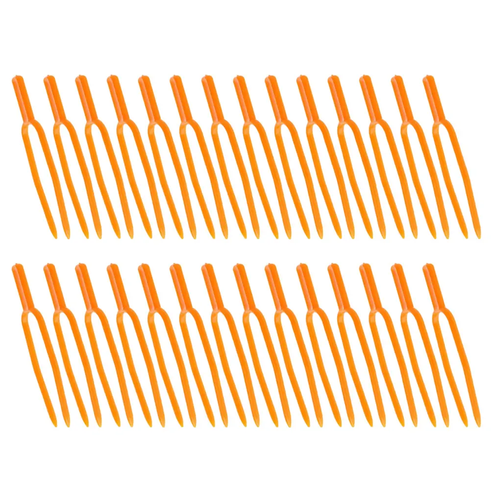 

200 Pcs Vine Fixing Clamps Strawberry Transplanter Plastic Garden Plant Support Clips Fastening Wall Climbing Fixture Gardening
