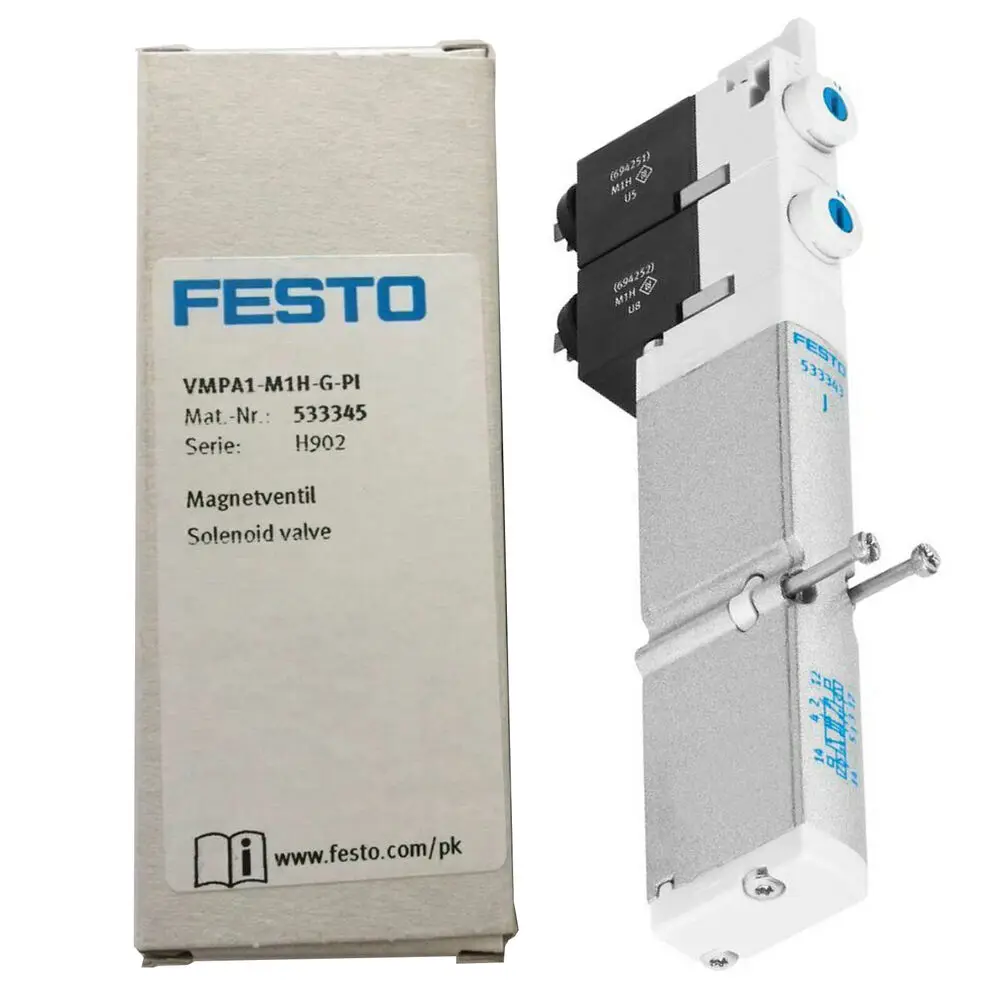 FESTO NEW VMPA1-M1H-G-PI 533345 PLC Solenoid Easy Valve Replacement