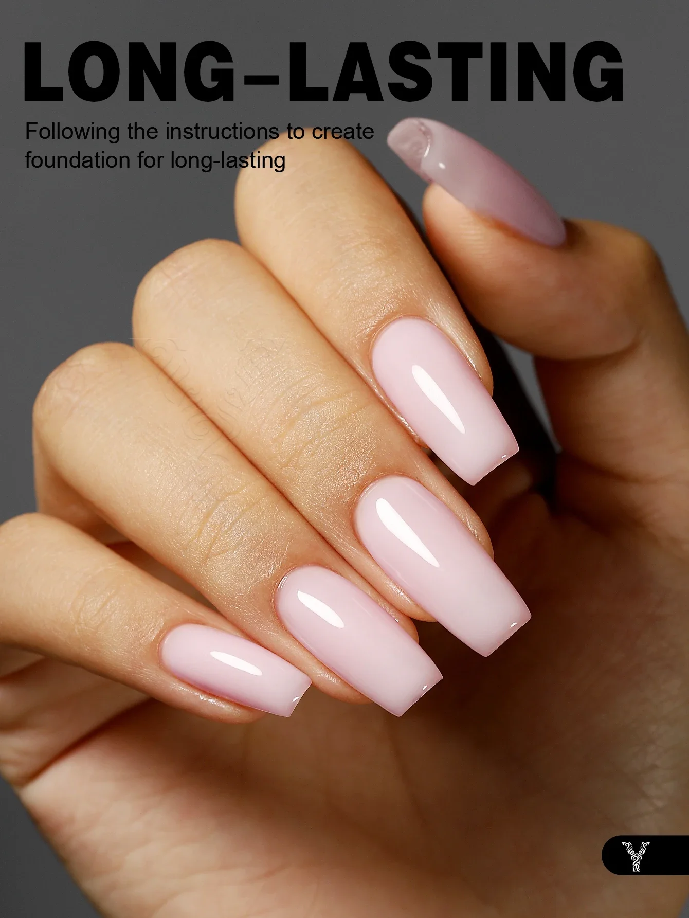 YOKEFELLOW Nude Pink Gel Nail Polish Translucent Jelly Gel Nail Polish Soak Off Gel Polish Neutral Nail Gel Polish for Nail Art