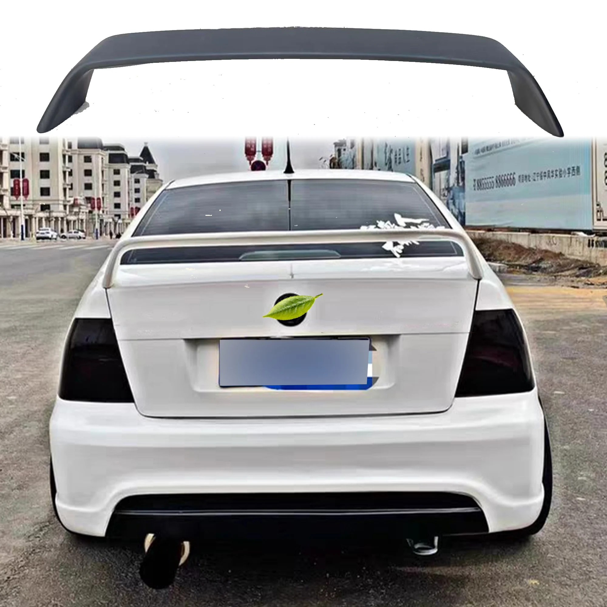 For Old Volkswagen Bora R 2001 02 03 04 05 06 07 2008 Modified Gloss  Rear Spoiler Tail GT Style Lnstall High Spoiler