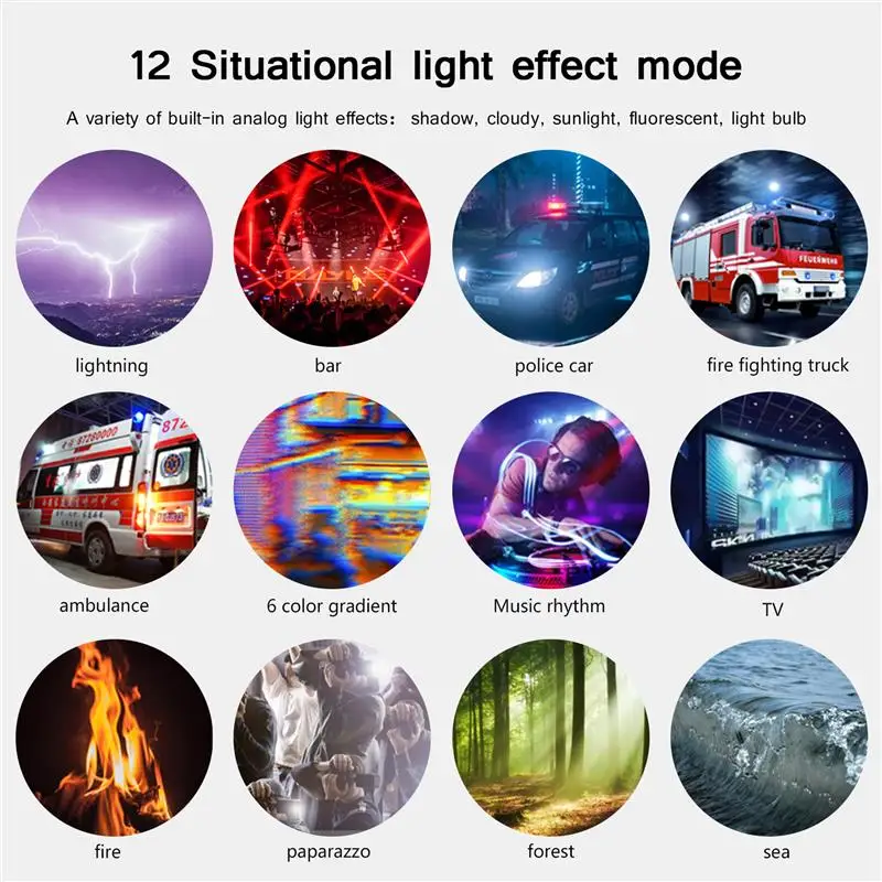 RGB Handheld LED Video Light Wand Stick Photography Light