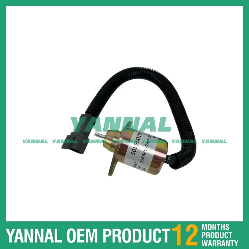 For Yanmar 3TNE72 engine parts Solenoid Valve 1503ES-24S5SUC11S 24V