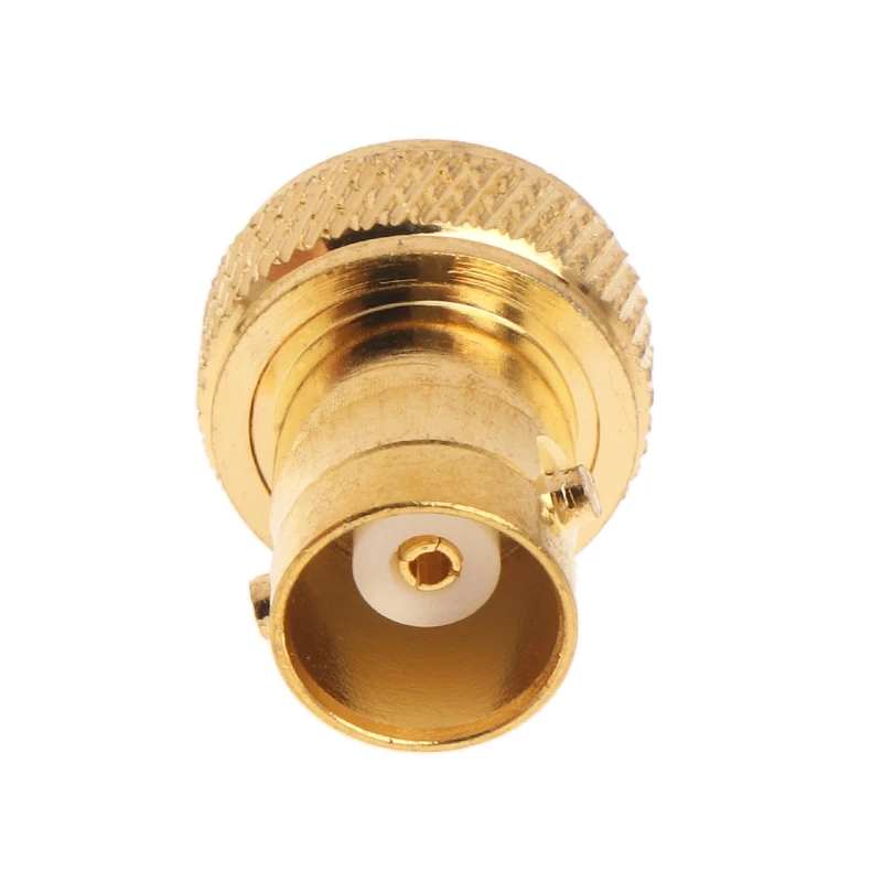 Straight Gold Plated BNC Female Jack to SMA Female RF Coaxial Connector Adapter