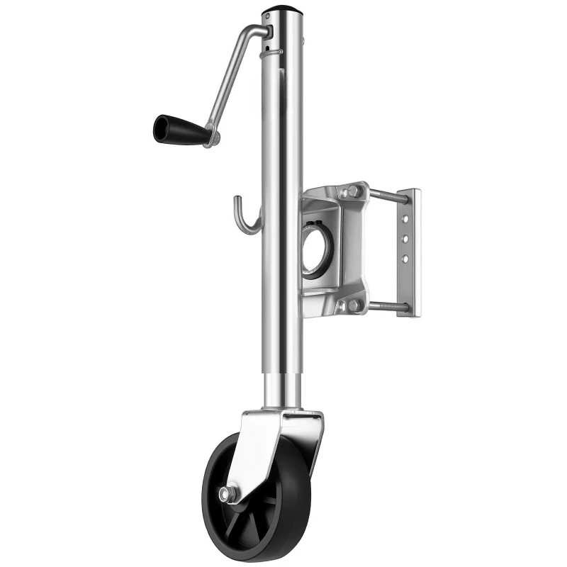 

Heavy duty 1000 lb load marine rotary tongue jack for boats and boat trailers