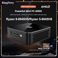 Morefine Mini Gaming PC M600 AMD Rzyen 9 8945HS 7940HS 2xDDR5 2xPCIe4.0 2x2.5G LAN Windows 11 NUC Desktop Mini Computer WiFi6