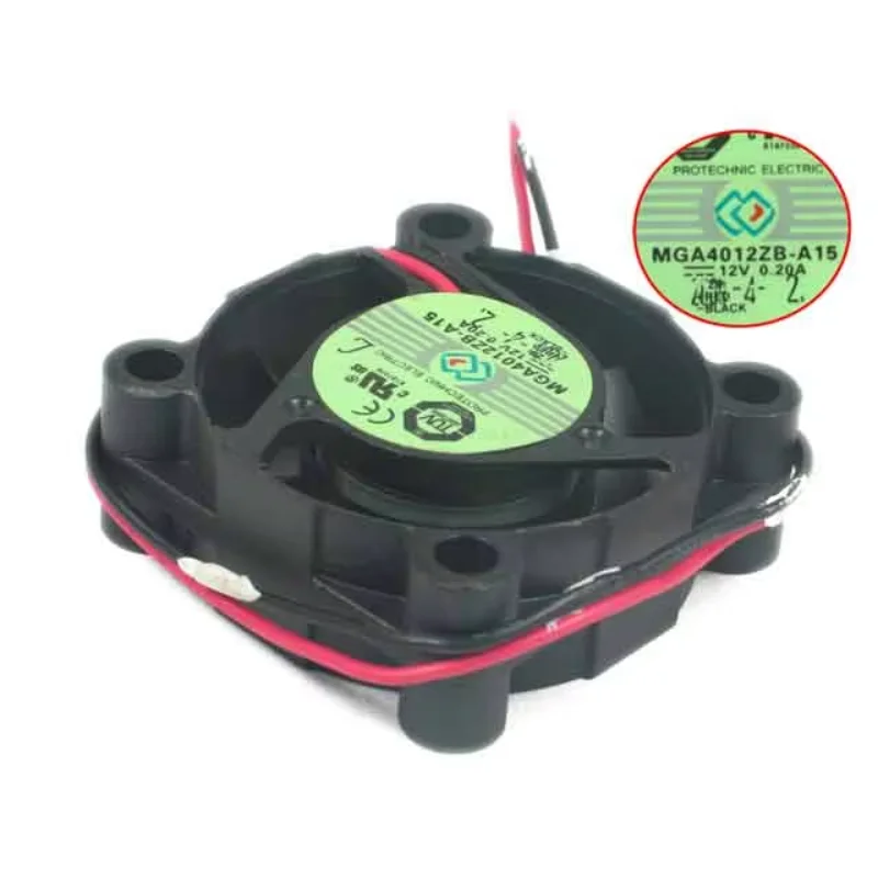 MAGIC MGA4012ZB-A15 Server Cooling Cooling Fan DC 12V 0.20A 40x40x15mm 2-Wire