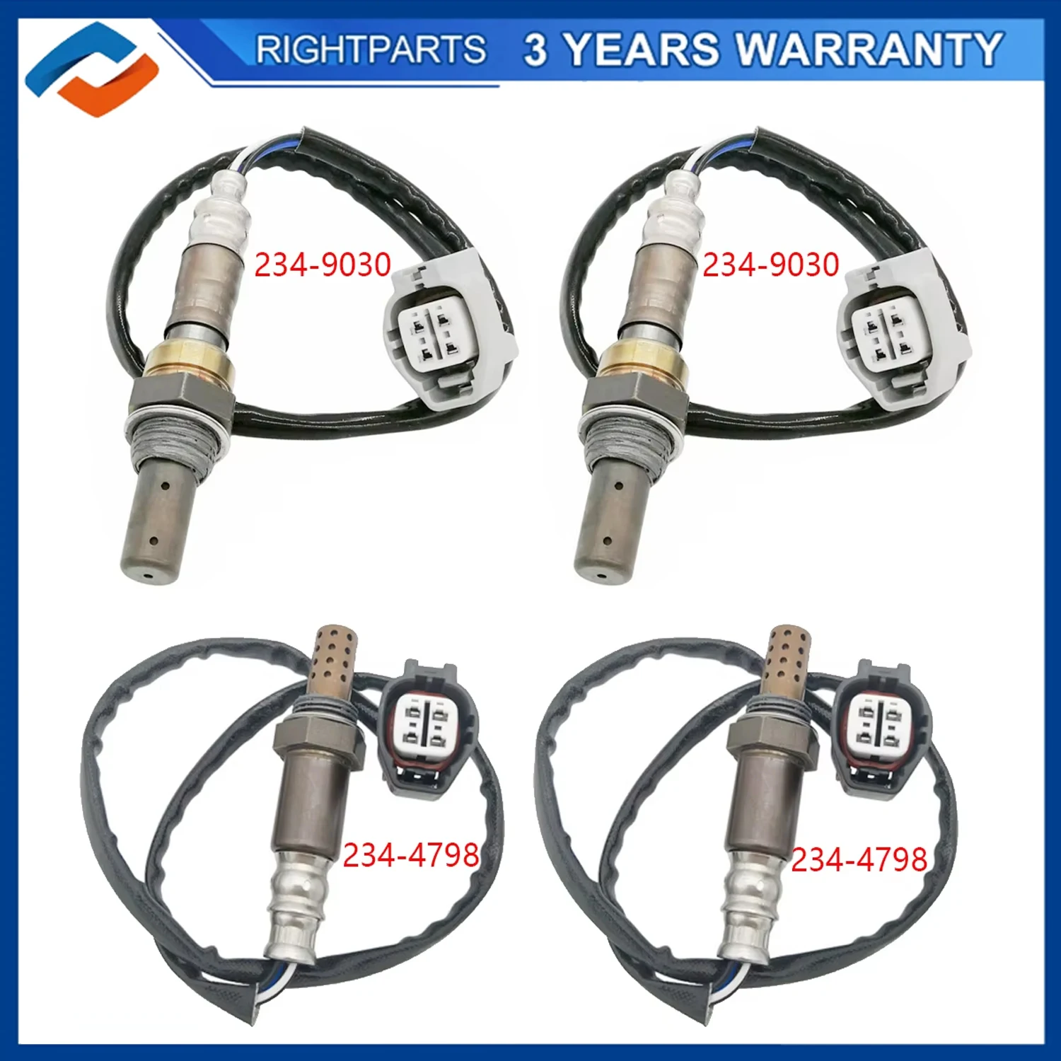 

234-9030 234-4798 New Front Rear Oxygen Sensor For JAGUAR S TYPE 3.0L VANDEN PLAS Super V8 XJ8 XJR 4.2L 2003 2004 2005 2349030